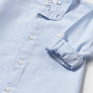 Camicia coreana azzurra - Mayoral