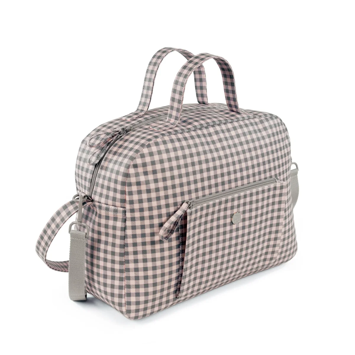 BORSA FASCIATOIO TOGETHER ROSA/GRIGIO - immagine 6