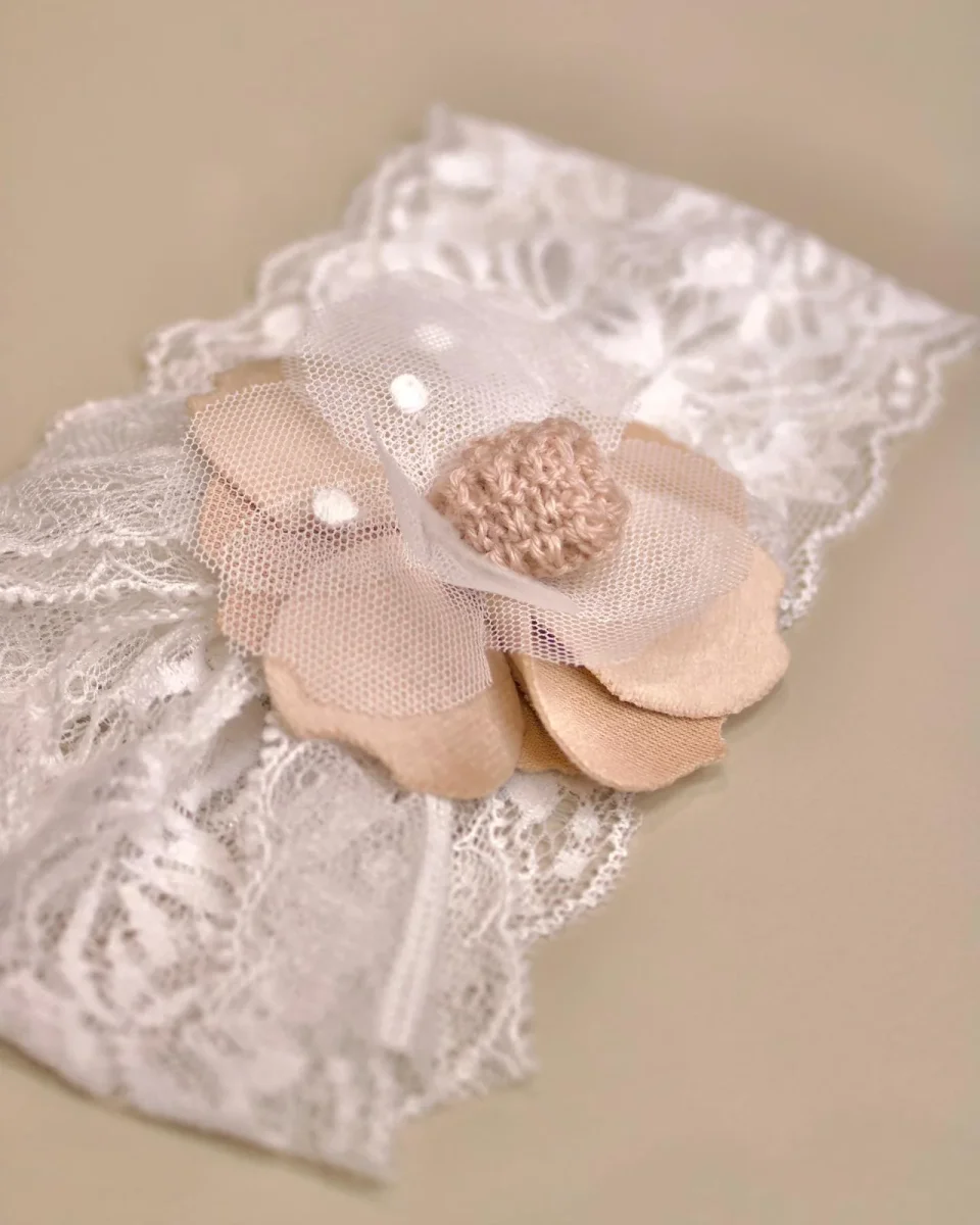 Fascetta in Pizzo Beige - Marlù - immagine 3