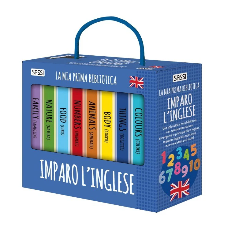 “La mia prima biblioteca-Imparo l’inglese” – Sassi